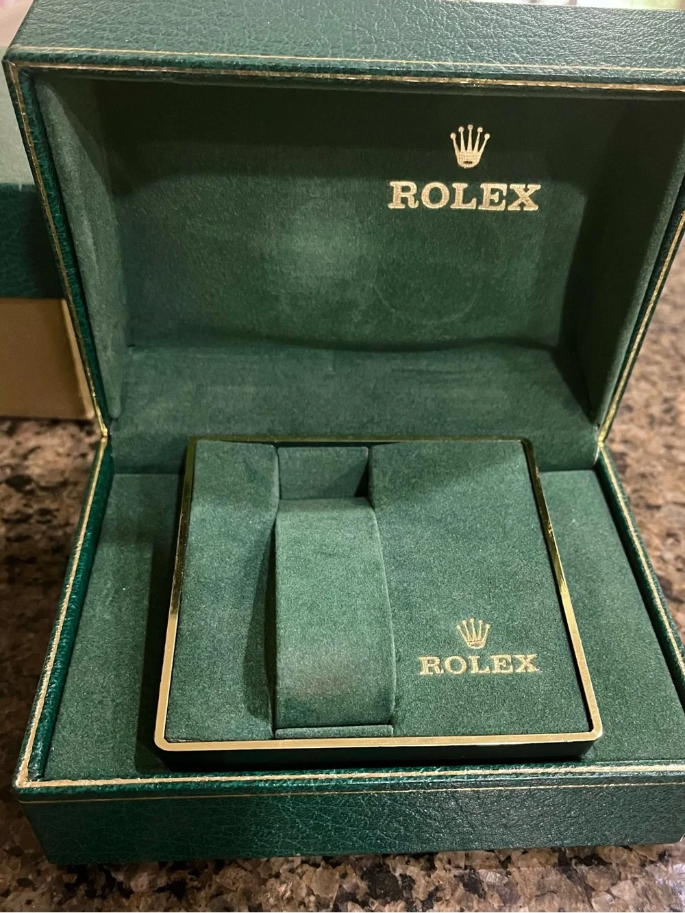 Rolex Bufkor vintage watch box and outer box